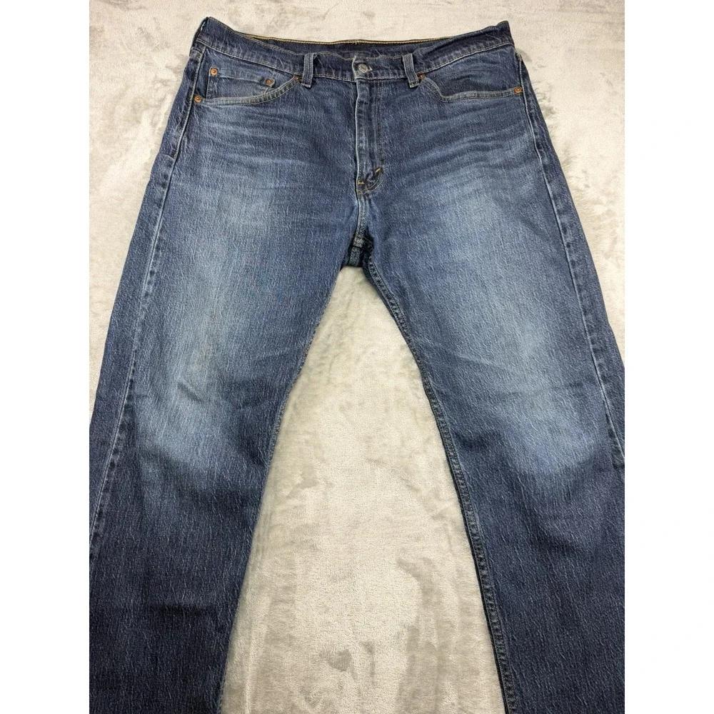 Levi's 505 Jeans Men's 36x32 Dark Wash Straight Leg Retro Modern Regular Fit
